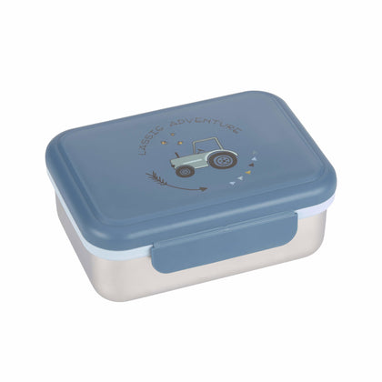 Lässig Brotdose Kinder Edelstahl Lunchbox Adventure Traktor