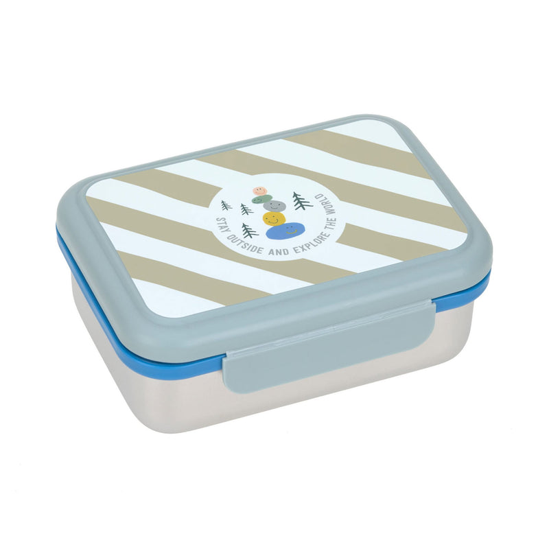 Brotdose Kinder Edelstahl Lunchbox, Sunny Explorer Grün