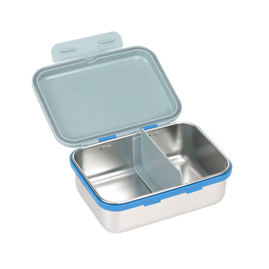 Lässig Brotdose Kinder Edelstahl Lunchbox, Sunny Explorer Grün Detailansicht