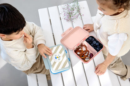 Lässig Brotdose Kinder Edelstahl Lunchbox, Sunny Explorer Grün Seitenansicht