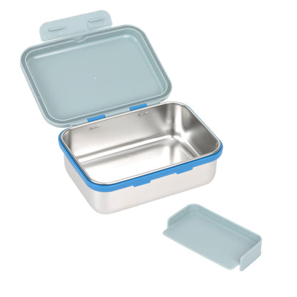 Lässig Brotdose Kinder Edelstahl Lunchbox, Sunny Explorer Grün Lifestyle Bild