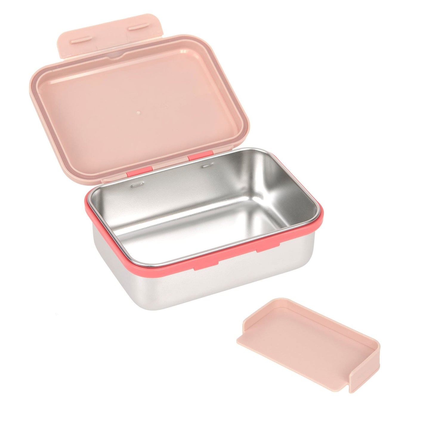 Lässig Brotdose Kinder Edelstahl Lunchbox, Sunny Explorer Rosa Lifestyle Bild