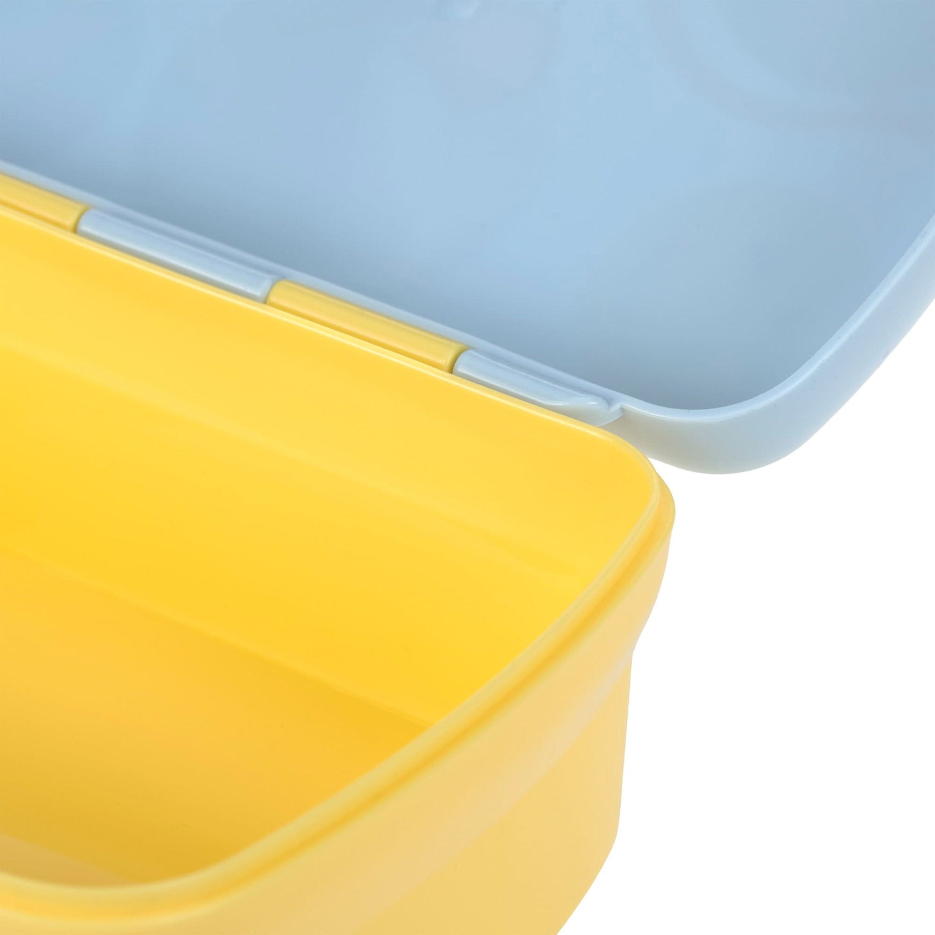 LÄSSIG Brotdose SmileyWorld Blau Bento Lunchbox 17,7 cm