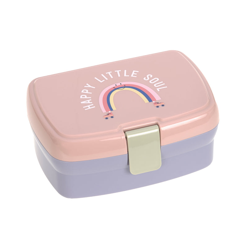 Brotdose Kinder Tiny Outdoor, Regenbogen Rosa Lila