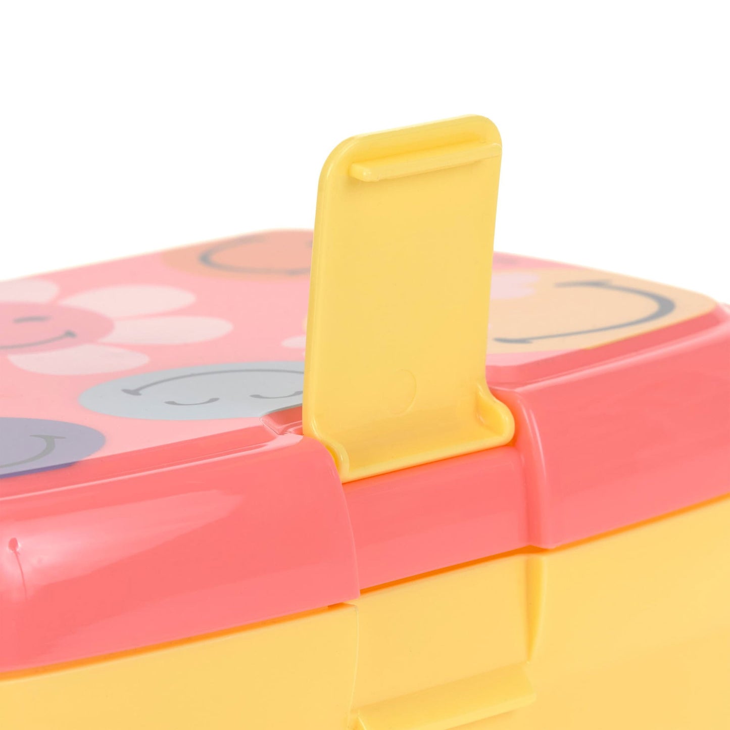 LÄSSIG Brotdose SmileyWorld Rosa Bento Lunchbox 17,7 cm