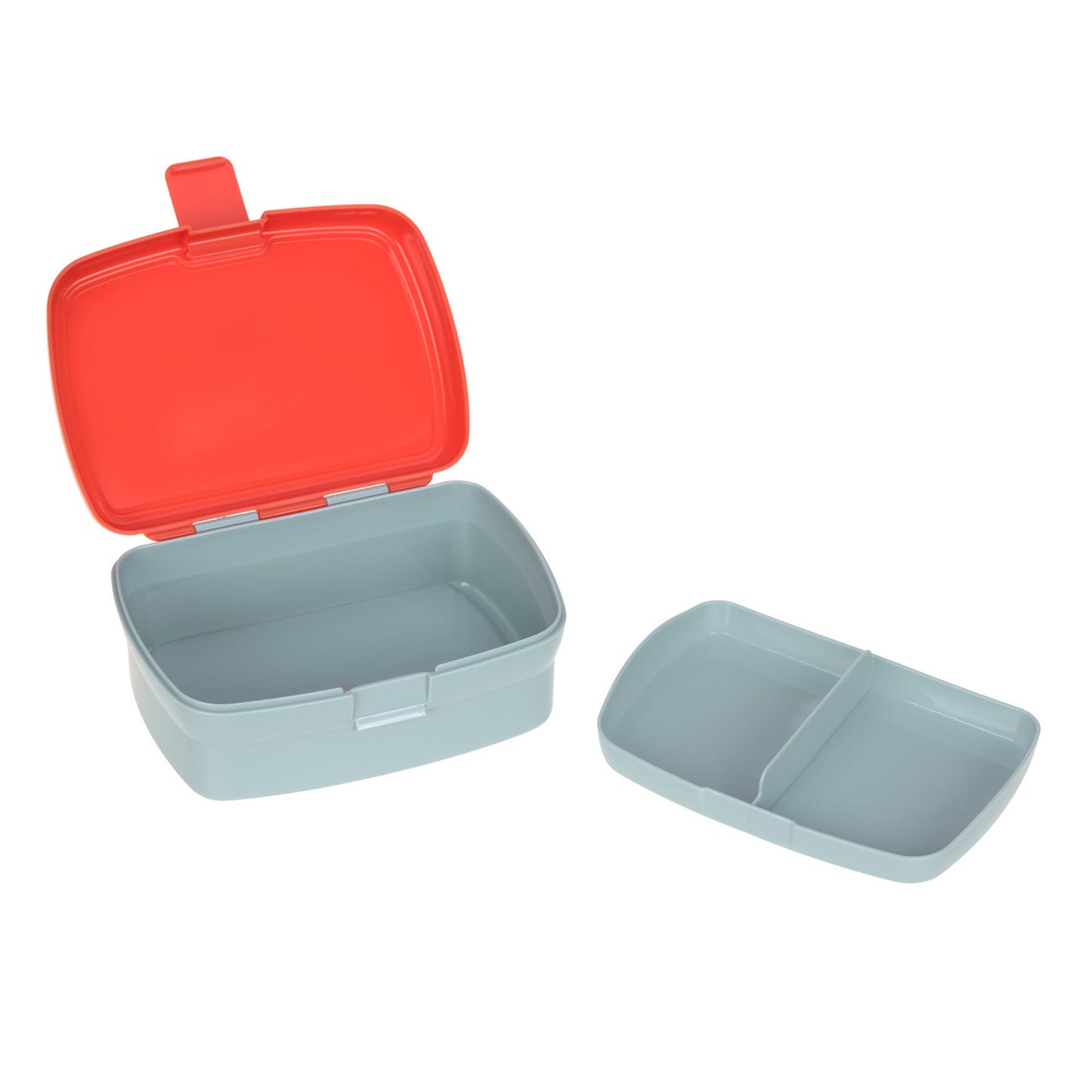 Lässig Brotdose & Trinkflasche Set Lunch Set, Tiny Drivers, Feuerwehr Seitenansicht