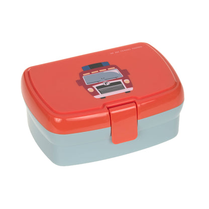 Lässig Brotdose & Trinkflasche Set Lunch Set, Tiny Drivers, Feuerwehr Verpackung