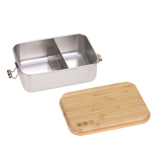 Lässig Brotdose Kinder Edelstahl Lunchbox, Nature Detailansicht