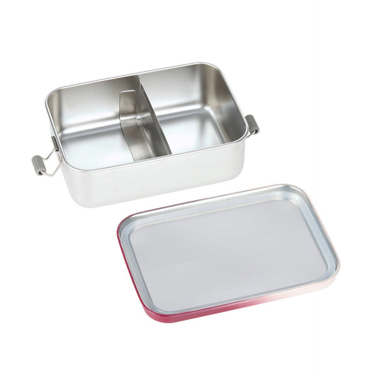 Lässig Brotdose Kinder Edelstahl Lunchbox, Unique, Rosa Detailansicht