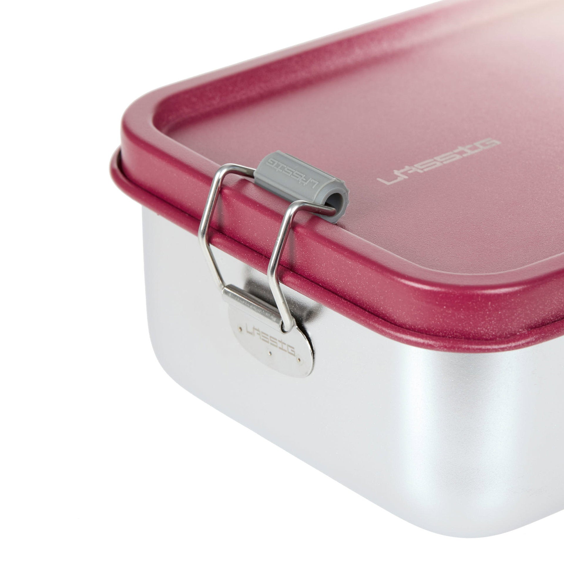 Lässig Brotdose Kinder Edelstahl Lunchbox, Unique, Rosa Detail Bild