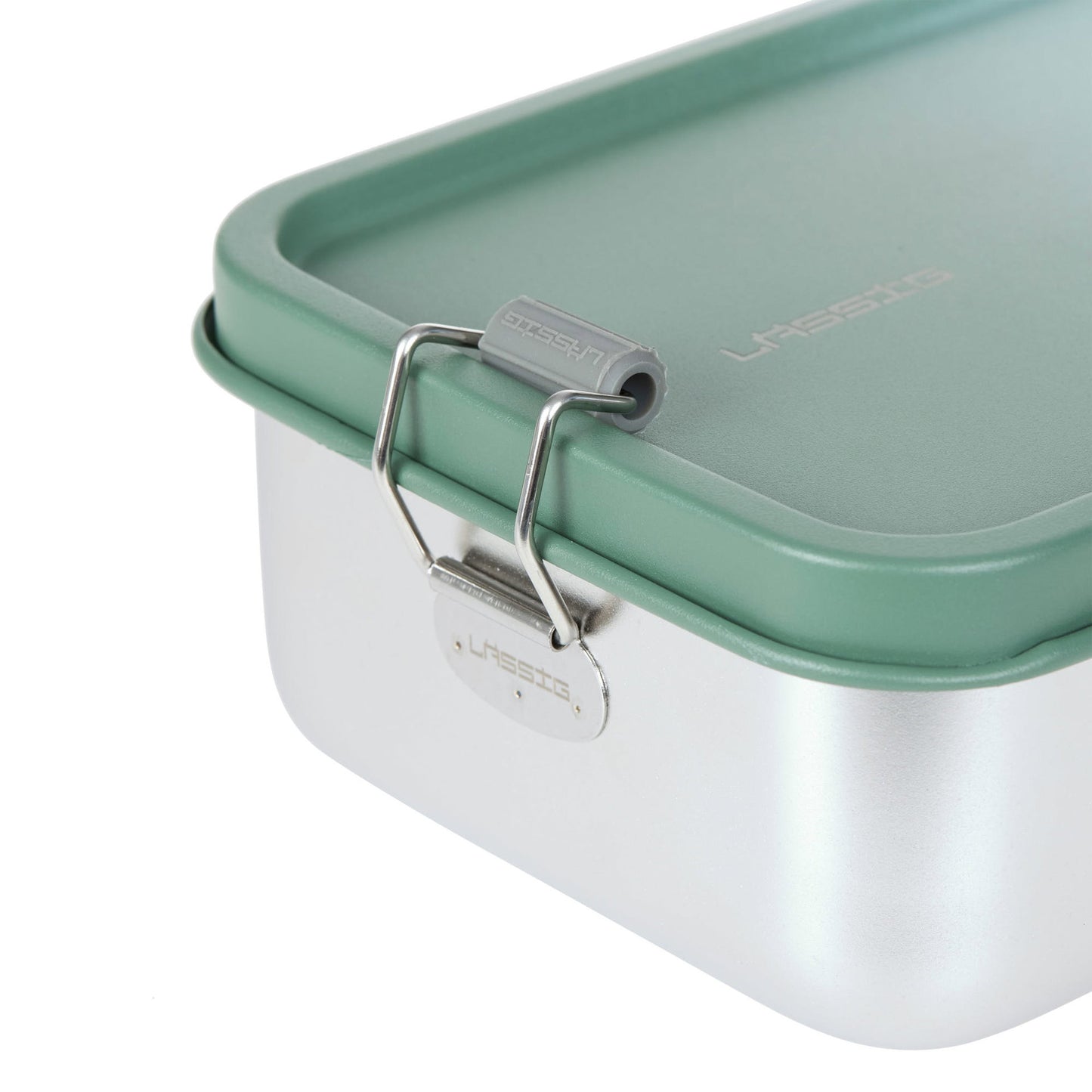 Lässig Brotdose Kinder Edelstahl Lunchbox, Unique, Grün Verpackung