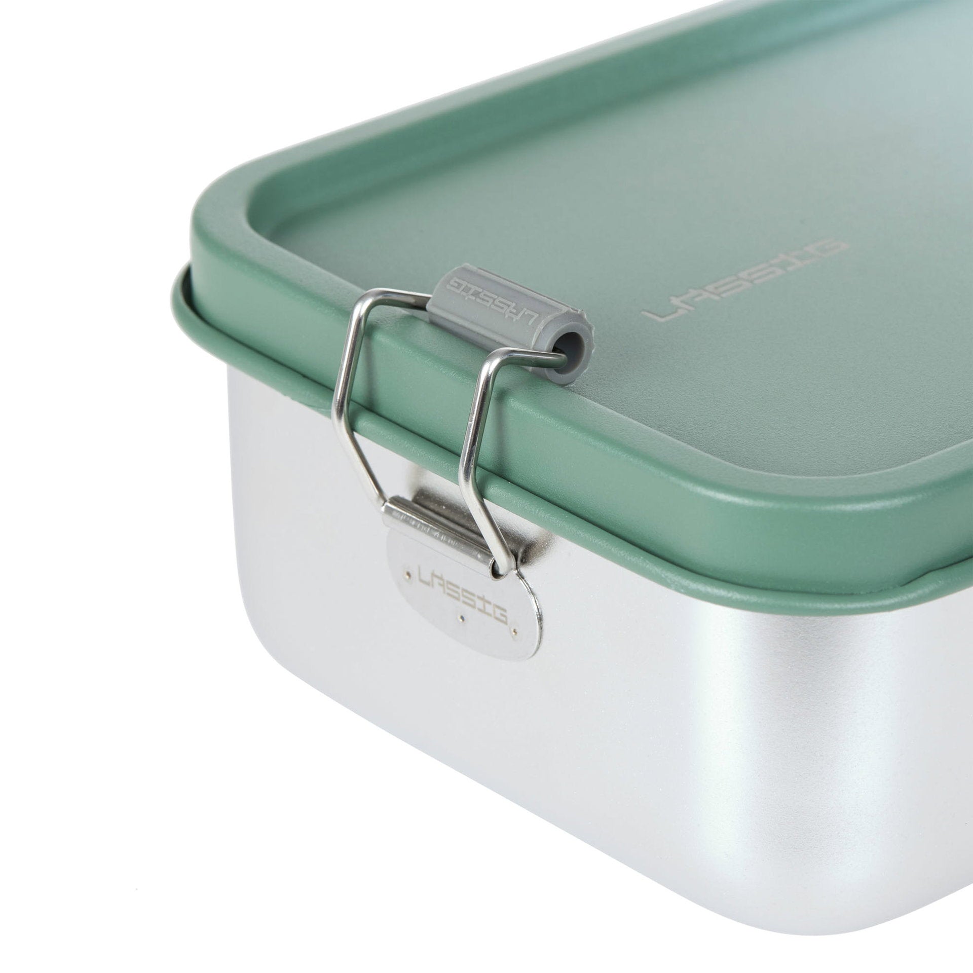 Lässig Brotdose Kinder Edelstahl Lunchbox, Unique, Grün Verpackung