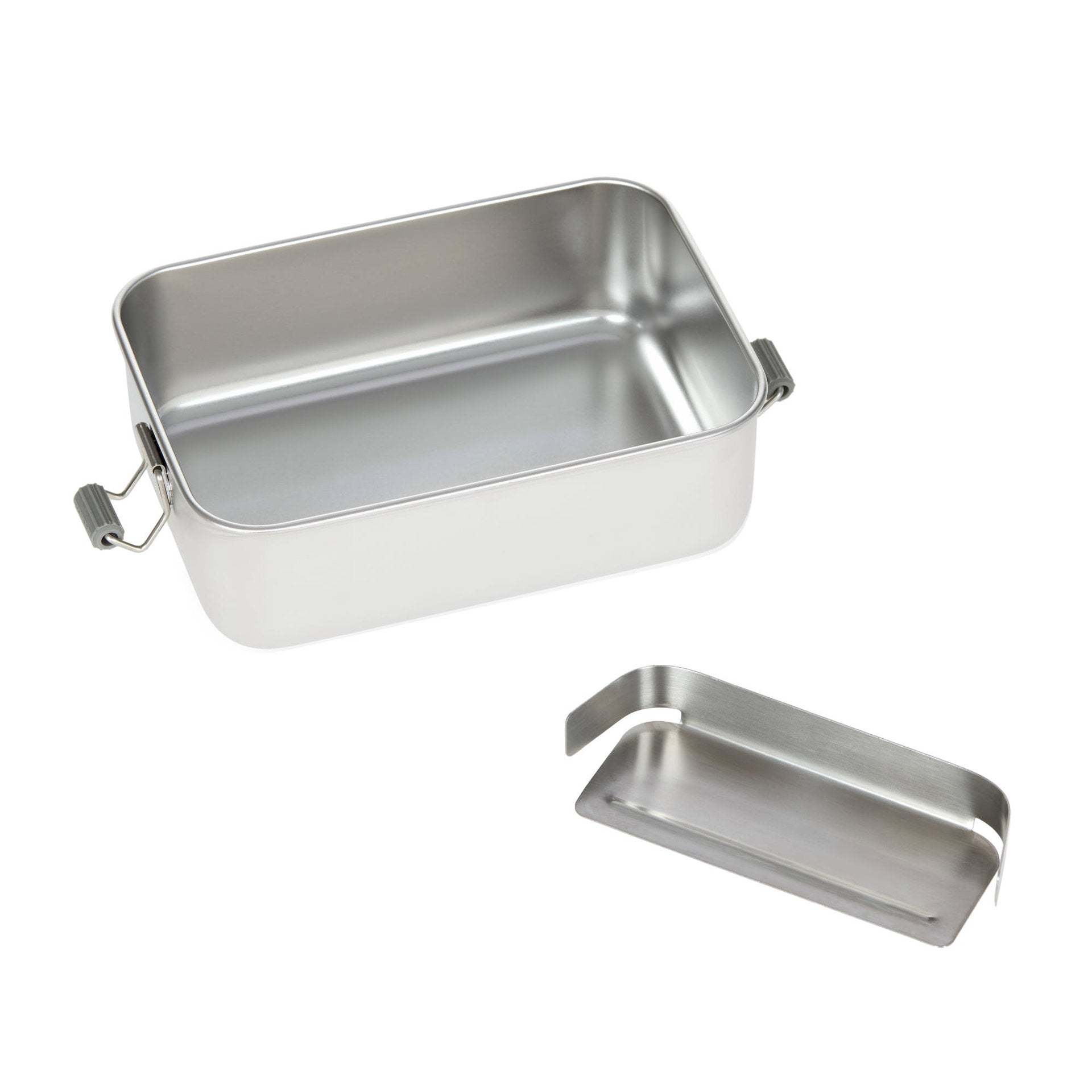 Lässig Brotdose Kinder Edelstahl Lunchbox, BOLD, Rainbow Bunt Seitenansicht