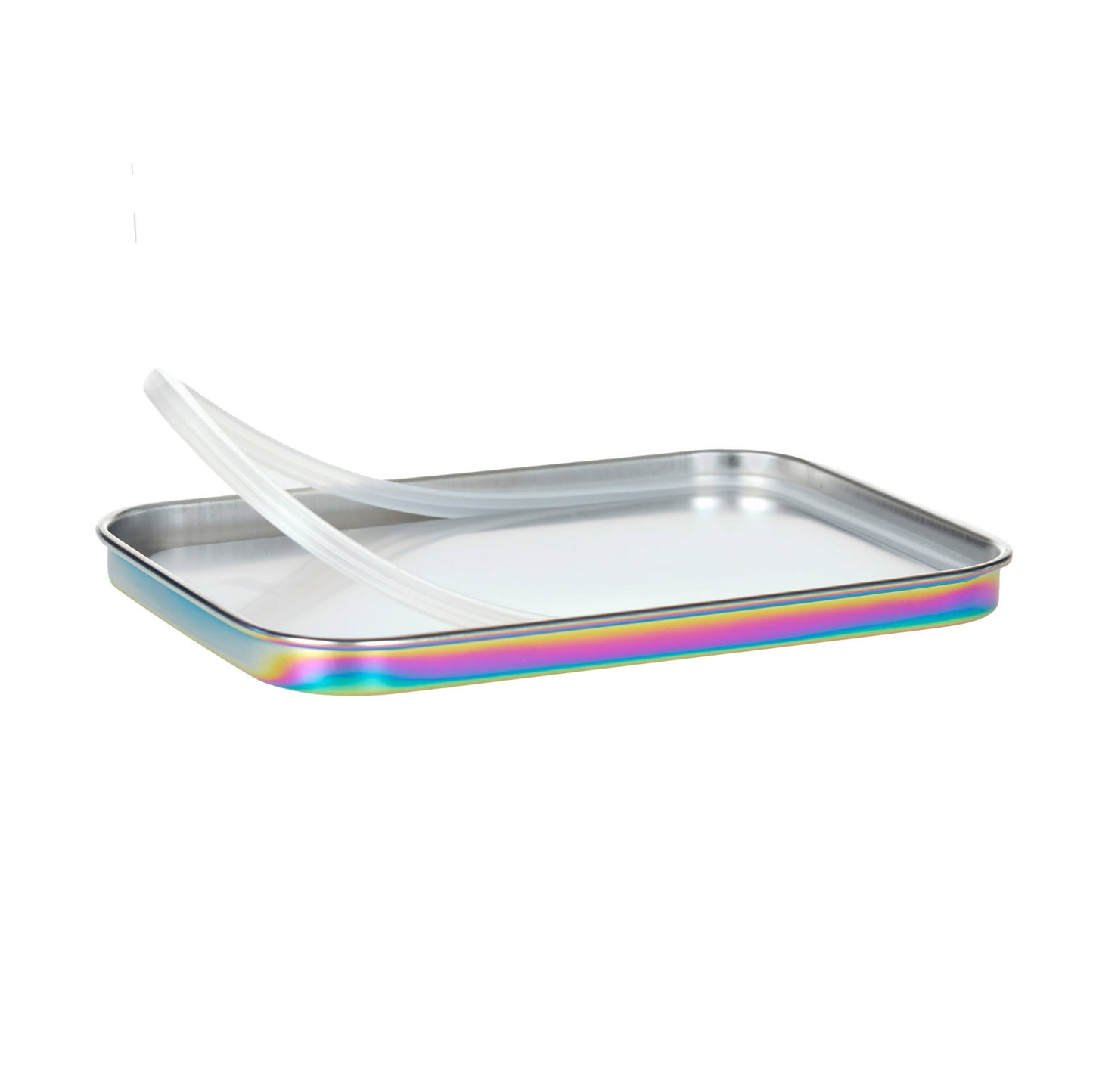 Lässig Brotdose Kinder Edelstahl Lunchbox, BOLD, Rainbow Bunt Rückansicht