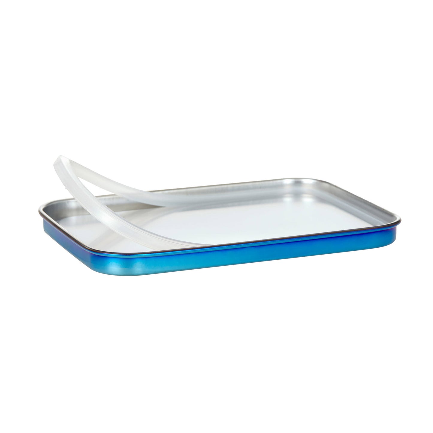 Lässig Brotdose Kinder Edelstahl Lunchbox, BOLD, Blau Violett Rückansicht