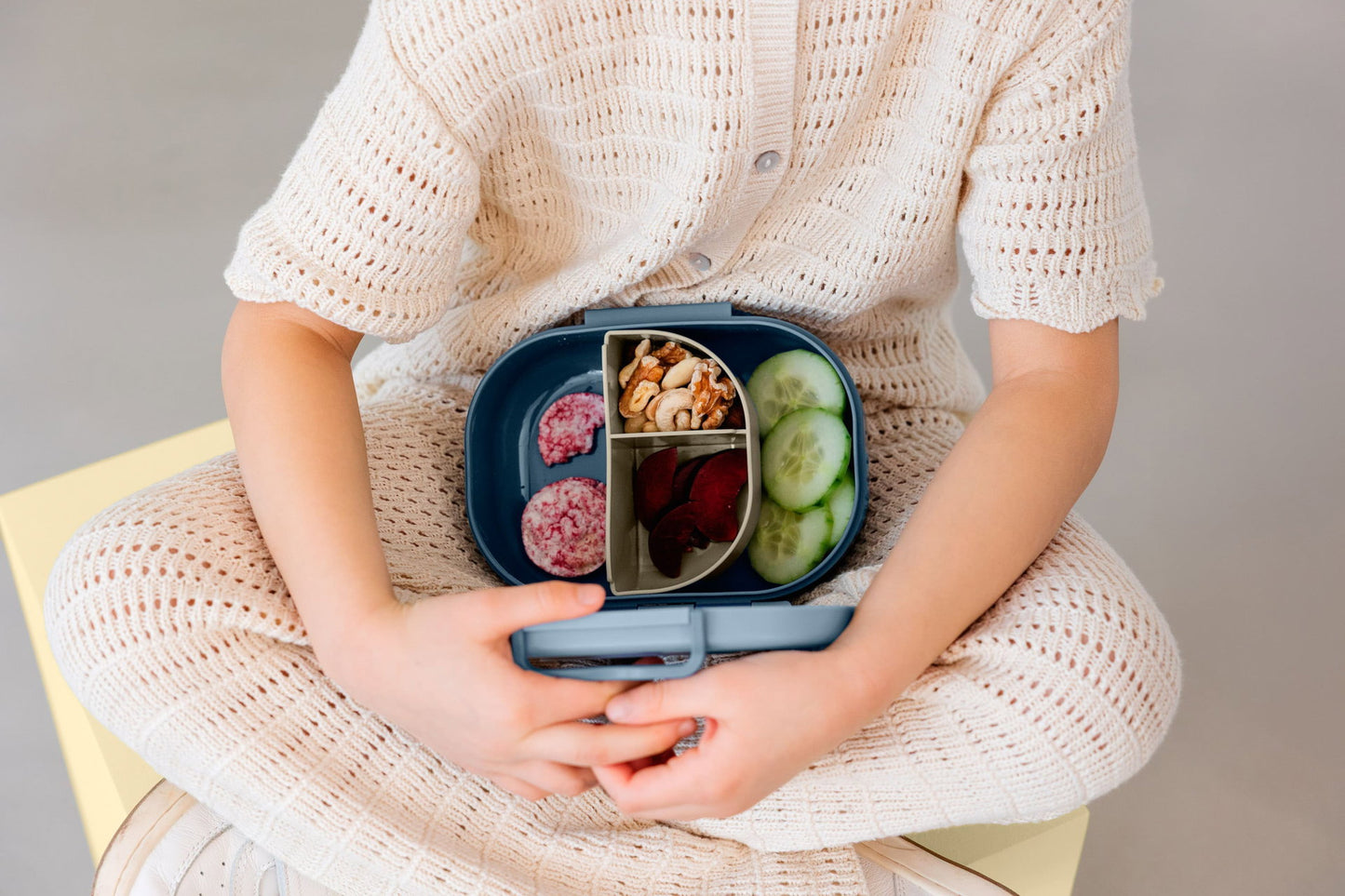 Lässig Brotdose Kinder Style & Snack Pattern Party, Blau Grün Lifestyle Bild