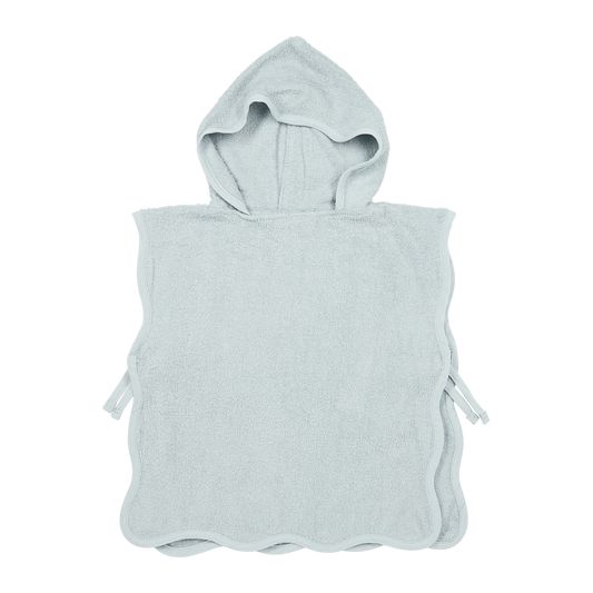 Meyco Badeponcho frottee Wavy Grey Blue Studio