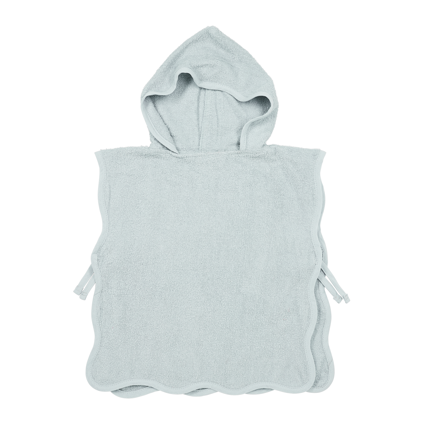 Meyco Badeponcho frottee Wavy Grey Blue Studio