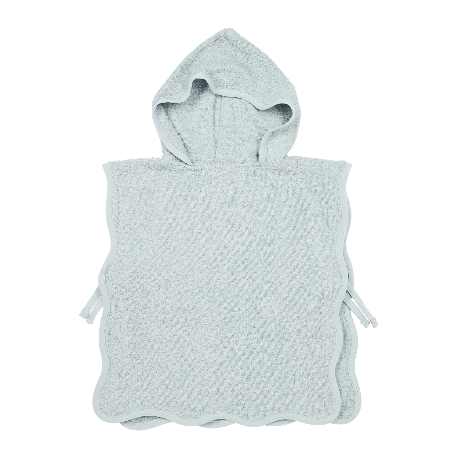 Meyco Badeponcho frottee Wavy Grey Blue Studio