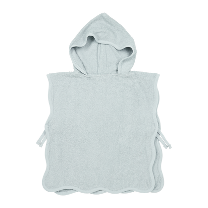 Meyco Badeponcho frottee Wavy Grey Blue