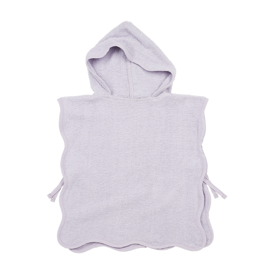 Meyco Badeponcho frottee Wavy Soft Lavender Studio