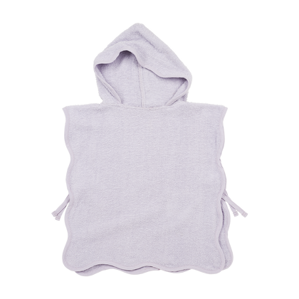 Meyco Badeponcho frottee Wavy Soft Lavender