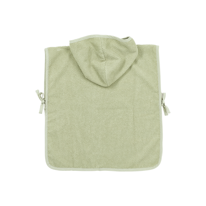 Meyco Badeponcho frottee Popcorn Soft Olive