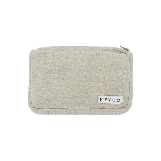 Meyco Feuchttücheretui Knit Basic Sand Melange