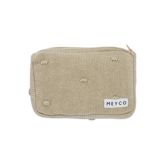 Meyco Feuchttücheretui Mini Knots Sand