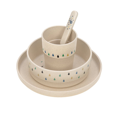 Kindergeschirr Set (Teller Schüssel Becher Löffel) Little Water, Wal
