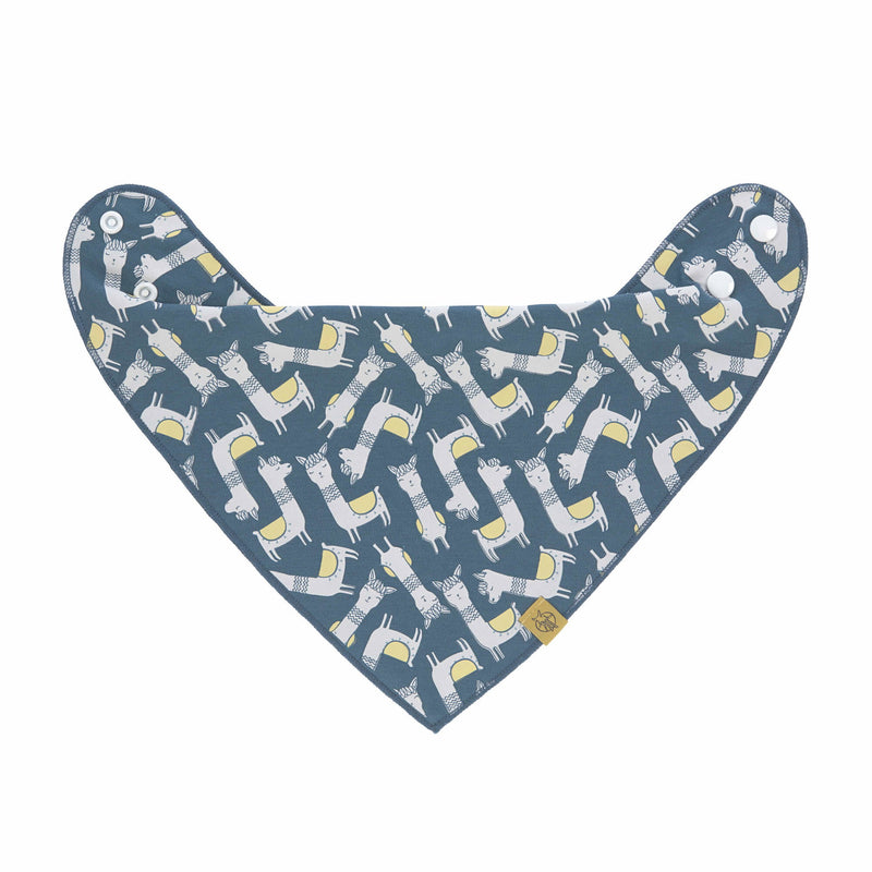 Dreieckstuch Baby Bandana, Glama Lama Blue
