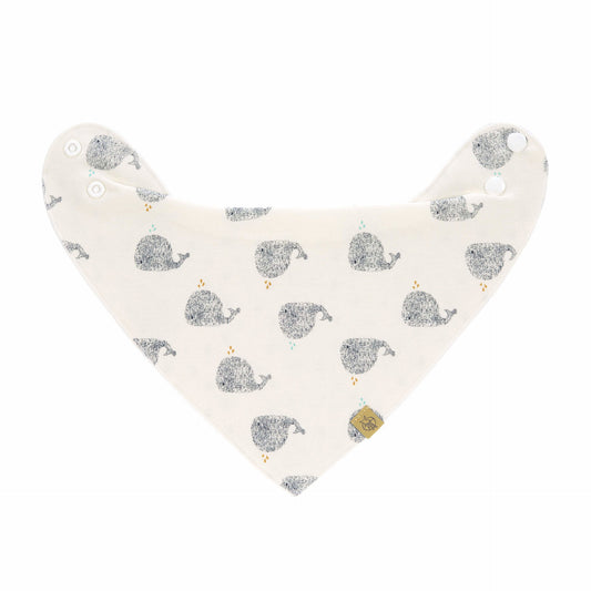 Dreieckstuch Baby Bandana, Little Water Whale