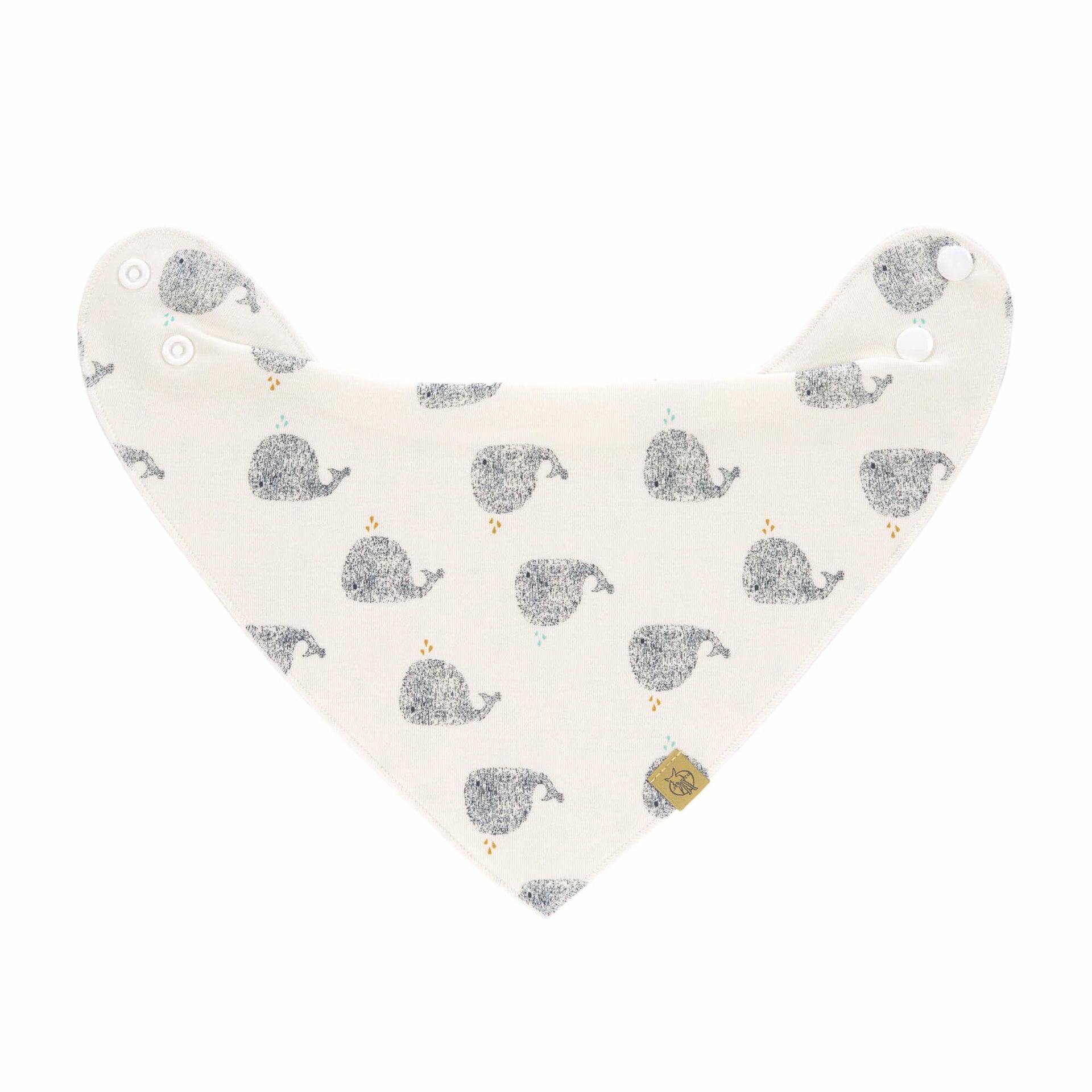 Dreieckstuch Baby Bandana, Little Water Whale