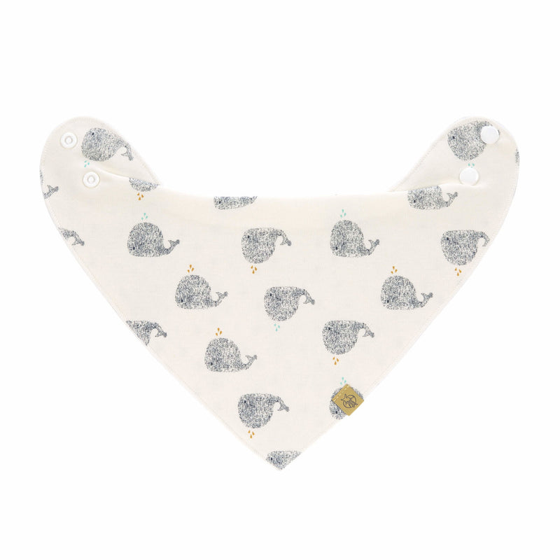 Dreieckstuch Baby Bandana, Little Water Whale