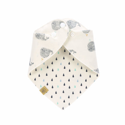 Lässig Dreieckstuch Baby Bandana, Little Water Whale Seitenansicht