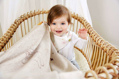 Lässig Dreieckstuch Baby Bandana, Little Water Swan Rückansicht