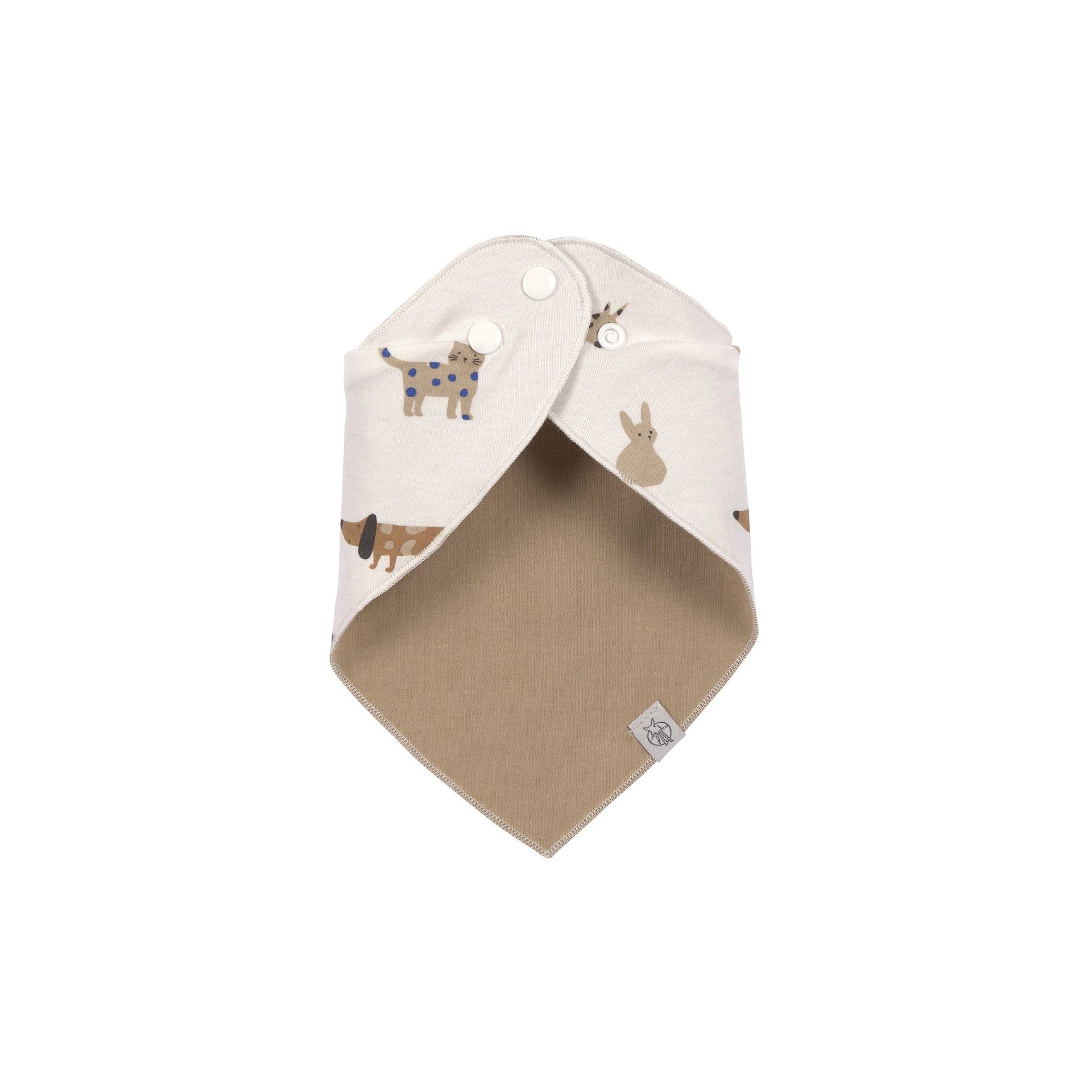 Lässig Dreieckstuch Baby (2 Stk) Bandana, Little Mateys Royal Blau Detailansicht