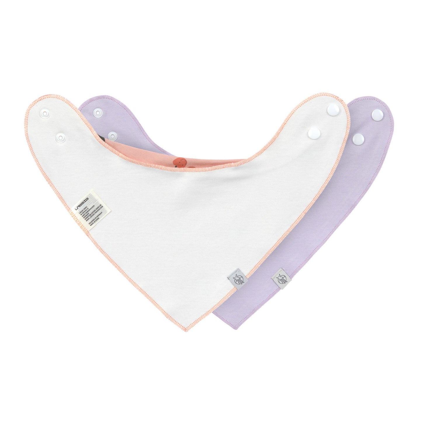Lässig Dreieckstuch Baby (2 Stk) Bandana, Happy Fruits Kirsche Verpackung
