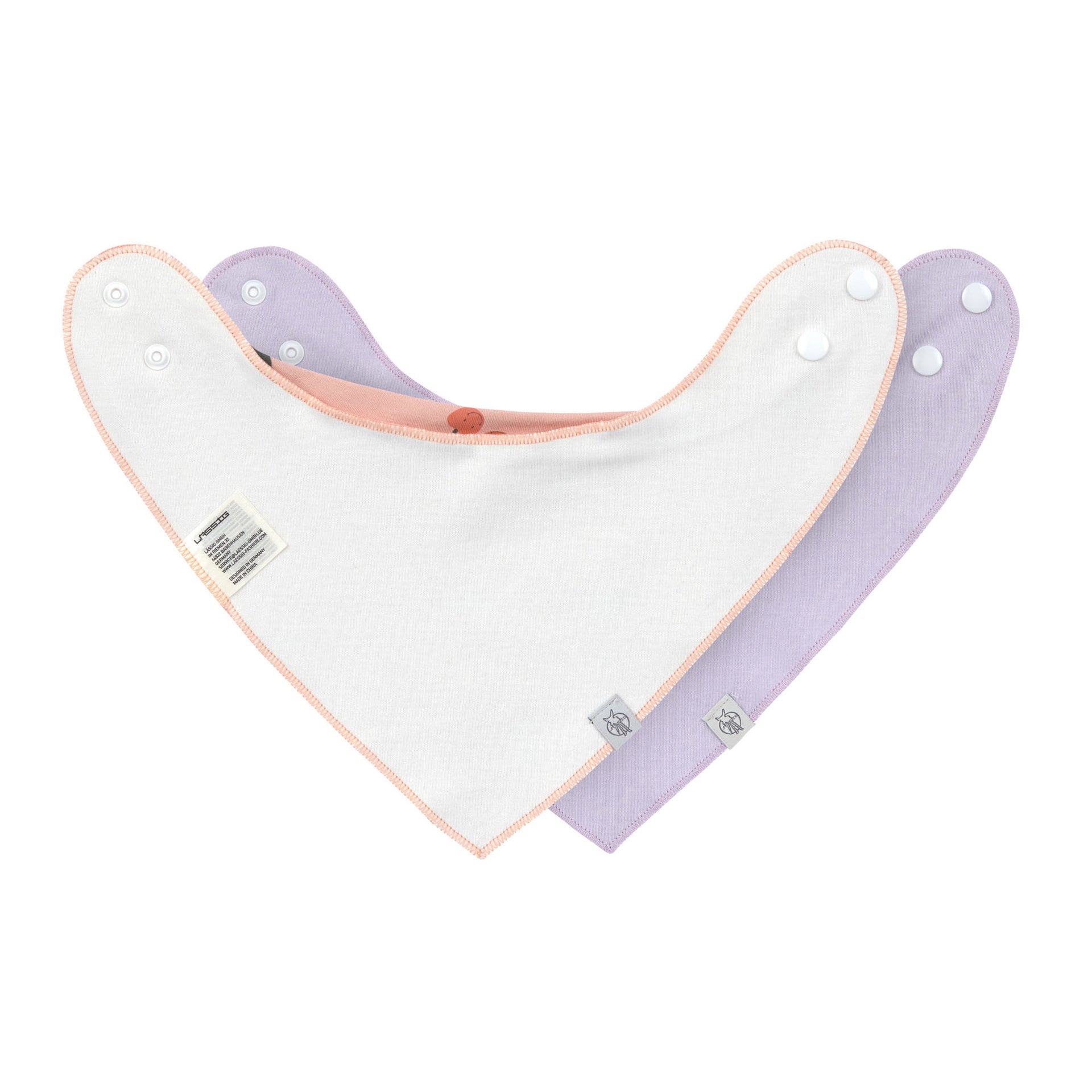 Lässig Dreieckstuch Baby (2 Stk) Bandana, Happy Fruits Kirsche Verpackung