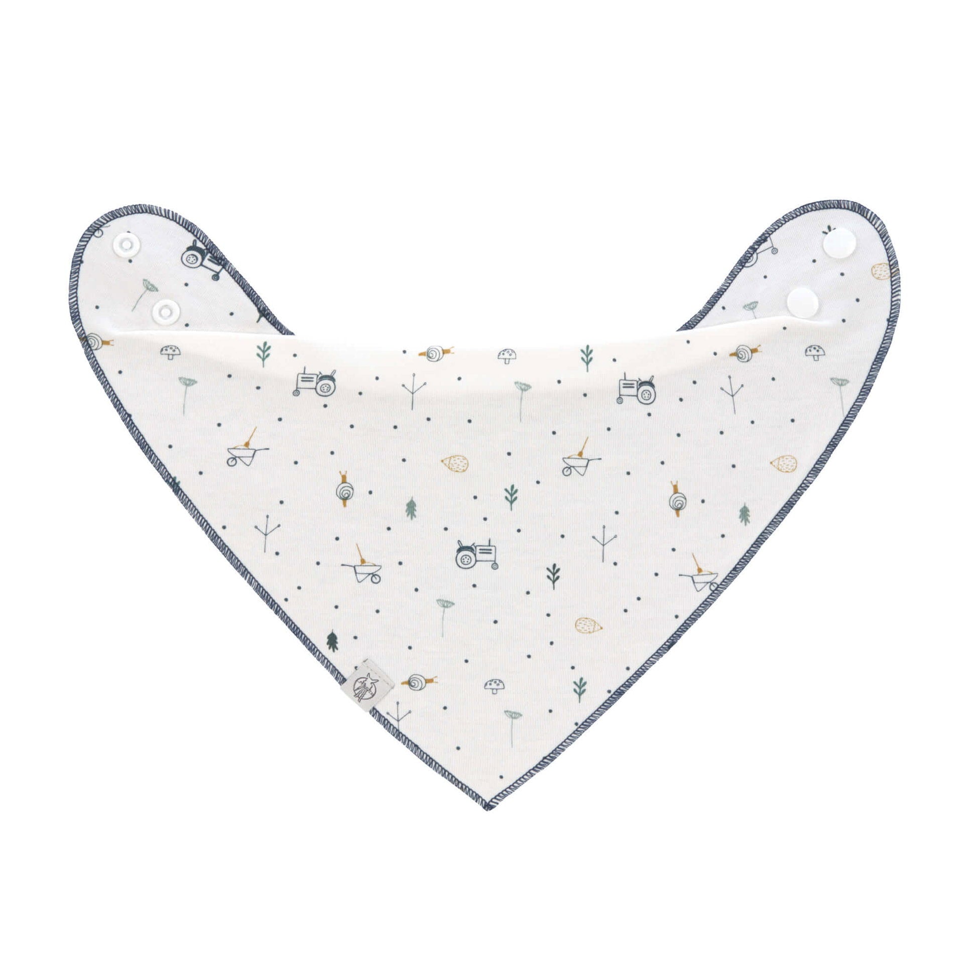 Lässig Dreieckstuch Baby (2 Stk) Bandana, Garden Explorer Traktor Detailansicht