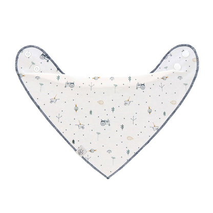Lässig Dreieckstuch Baby (2 Stk) Bandana, Garden Explorer Traktor Detailansicht