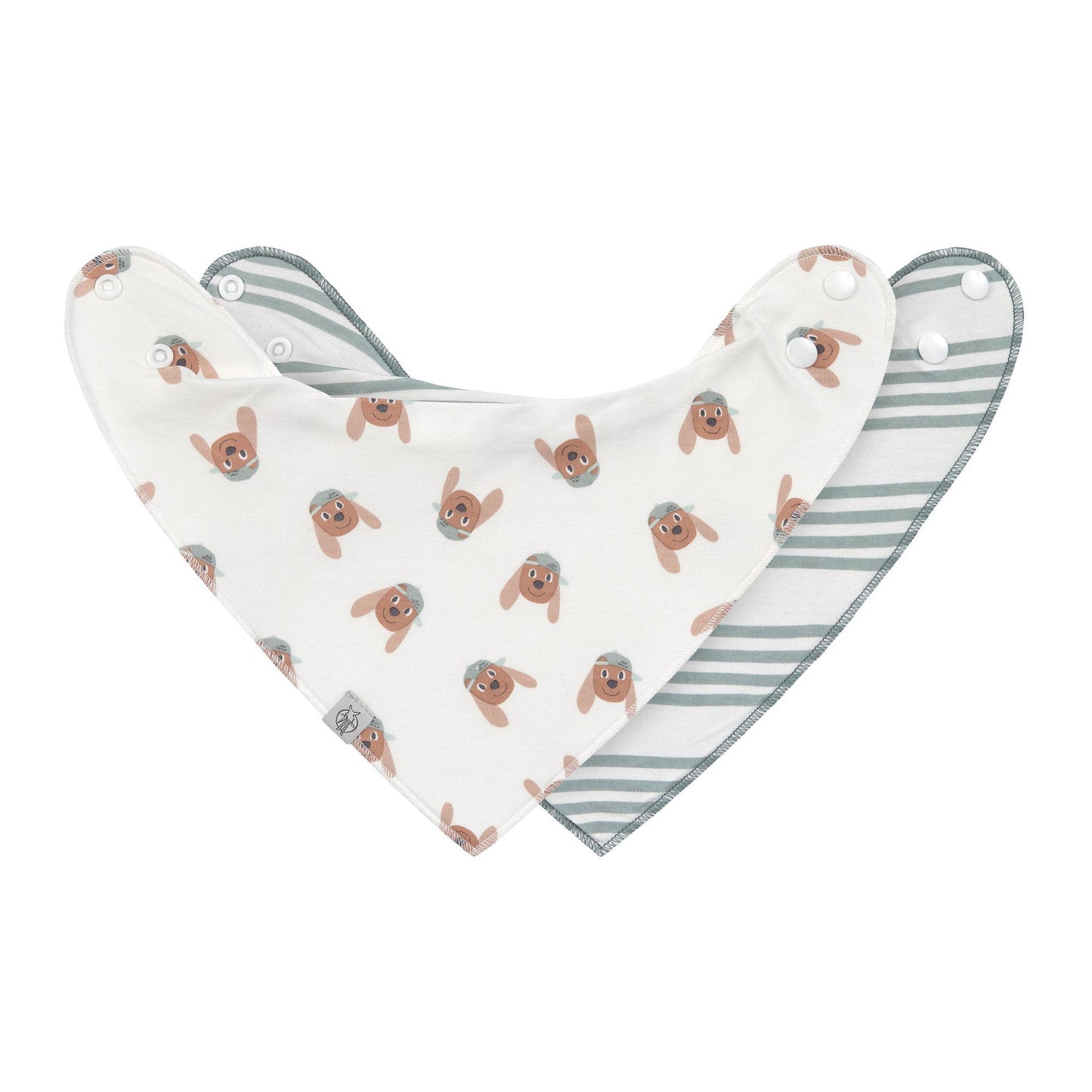 Dreieckstuch Baby (2 Stk) Bandana, Tiny Team, Hund