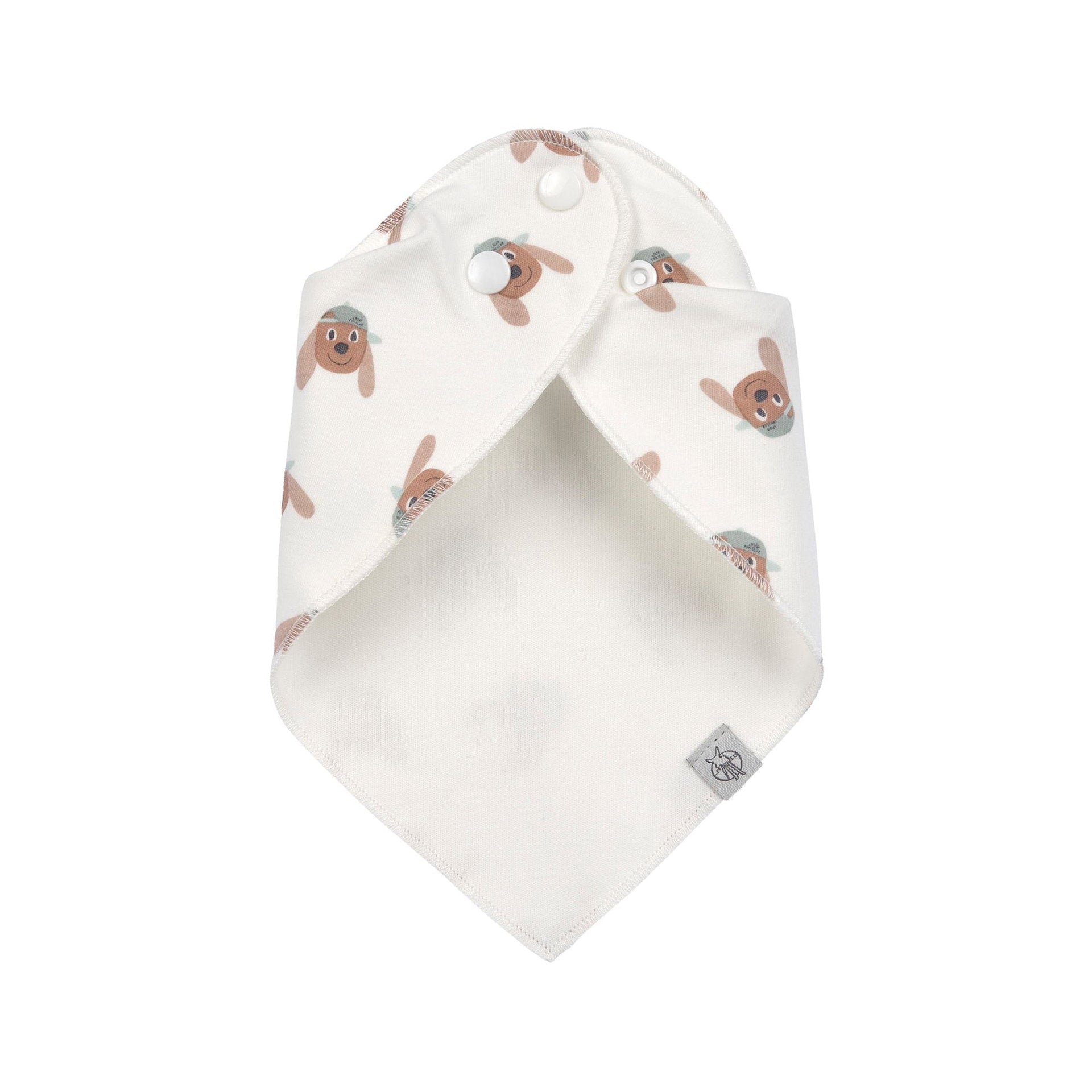 Lässig Dreieckstuch Baby (2 Stk) Bandana, Tiny Team, Hund Rückansicht