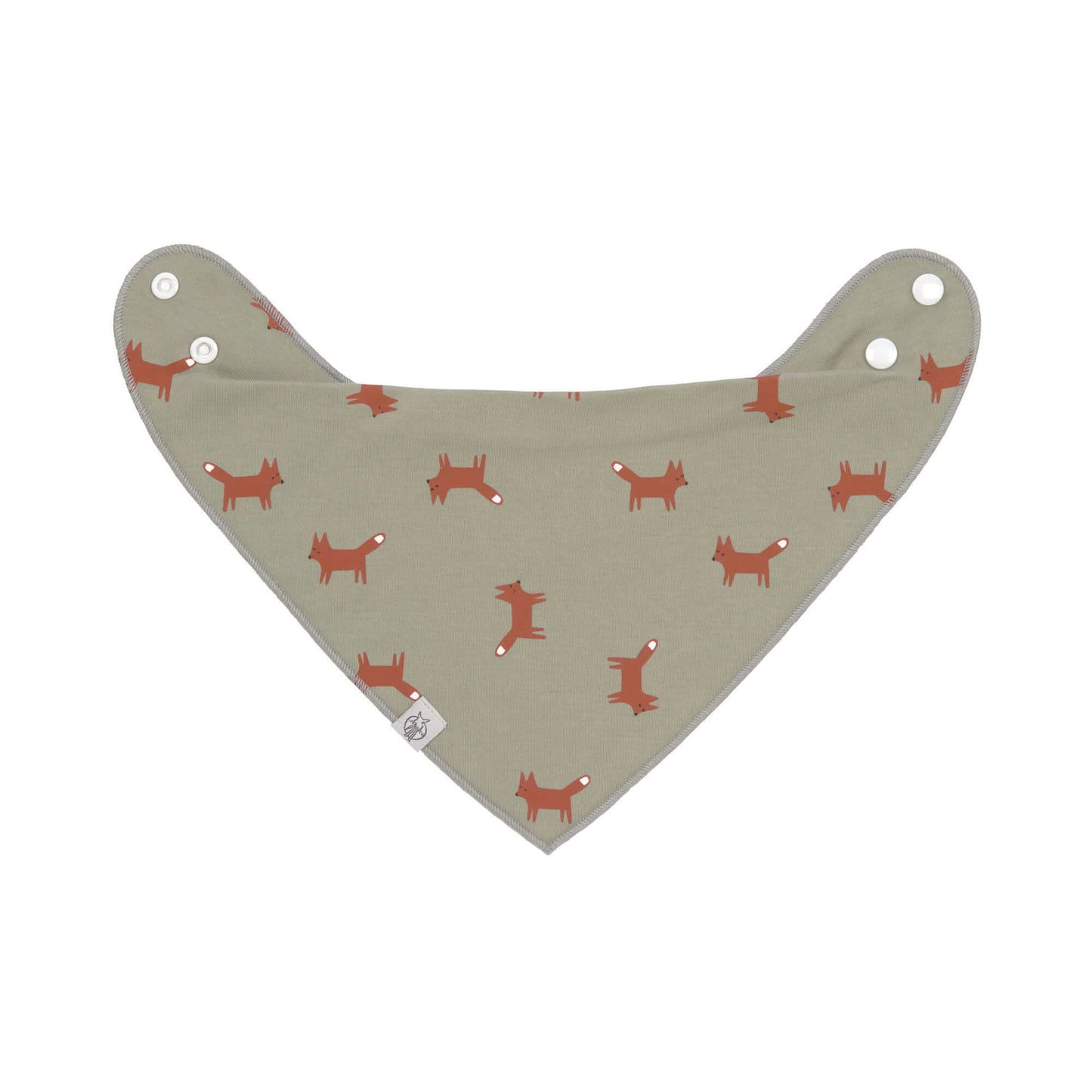 Lässig Dreieckstuch Baby (2 Stk) Bandana, Little Forest Fuchs Rückansicht