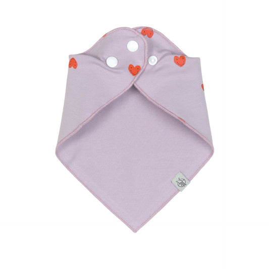 Lässig Dreieckstuch Baby (2 Stk) Bandana, Happy Rascals Herz Detailansicht