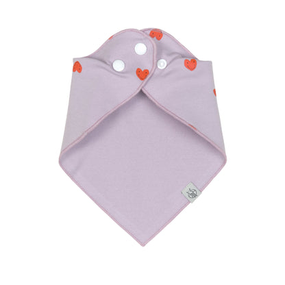 Lässig Dreieckstuch Baby (2 Stk) Bandana, Happy Rascals Herz Detailansicht