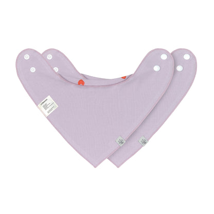 Lässig Dreieckstuch Baby (2 Stk) Bandana, Happy Rascals Herz Seitenansicht