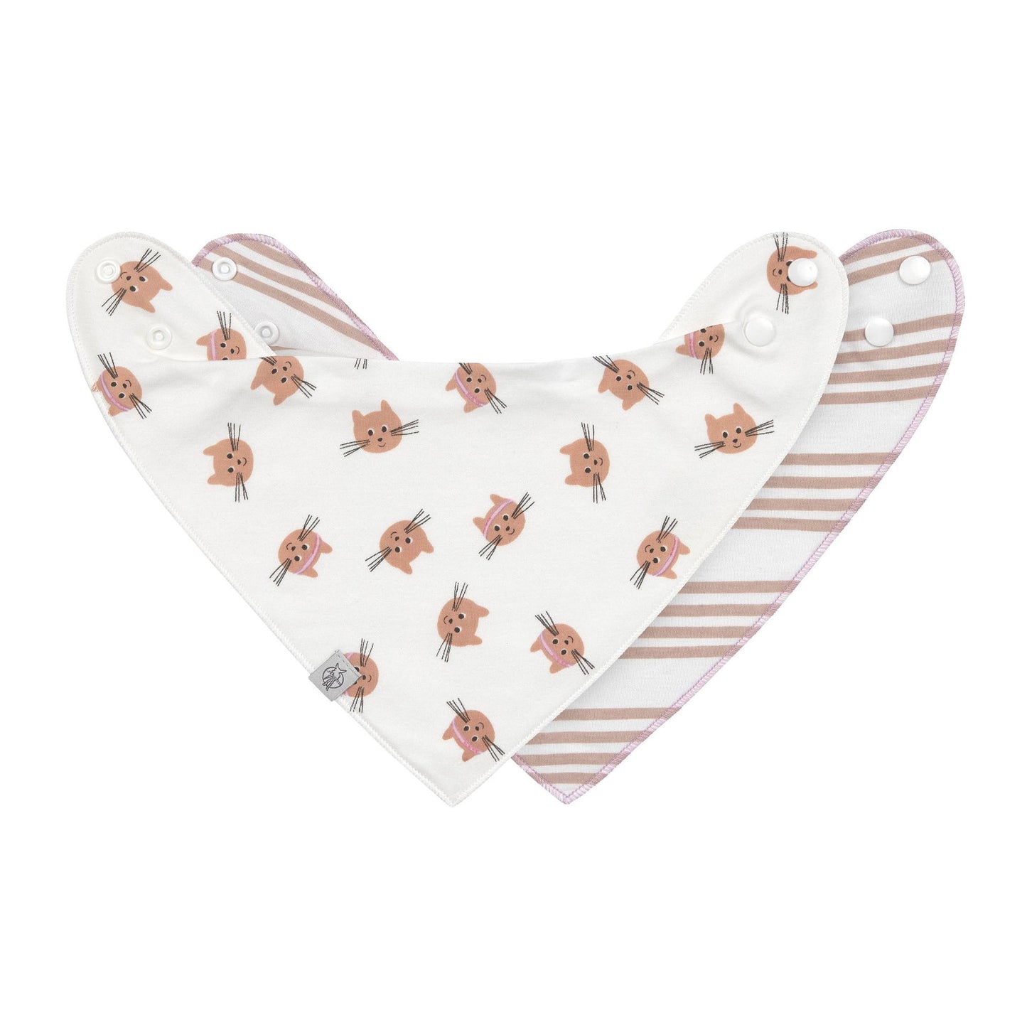 Dreieckstuch Baby (2 Stk) Bandana, Tiny Team, Katze