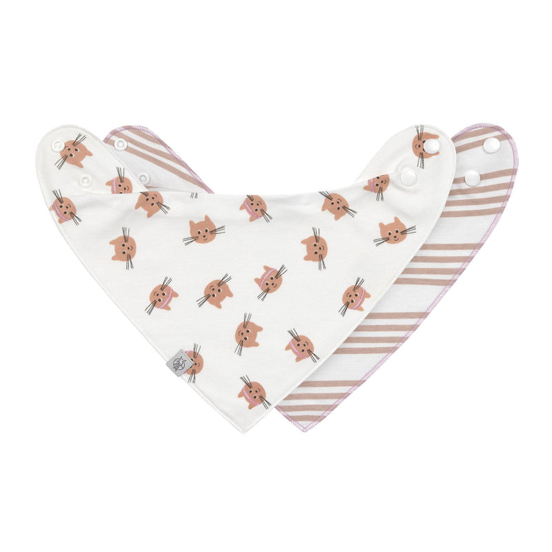 Dreieckstuch Baby (2 Stk) Bandana, Tiny Team, Katze