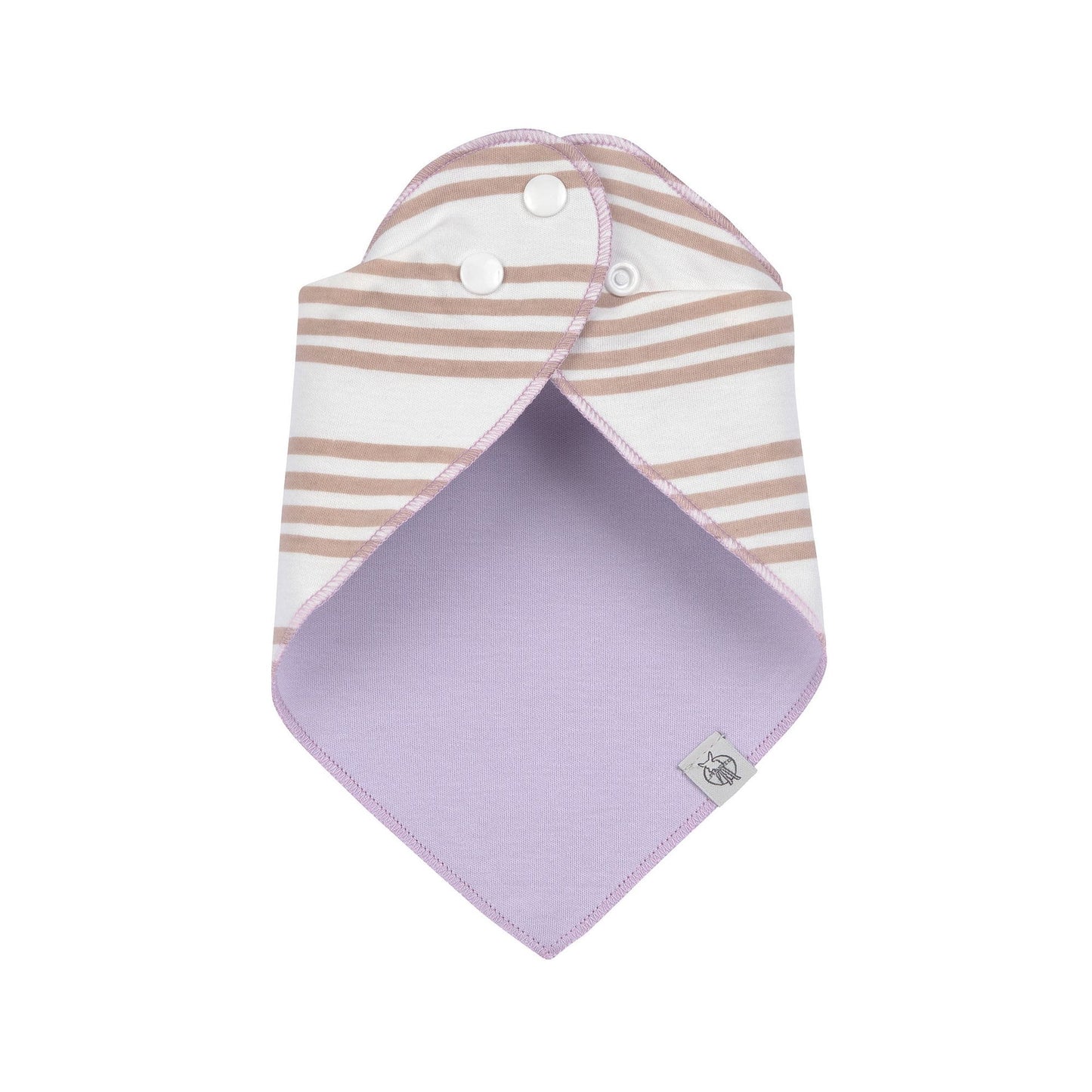 Lässig Dreieckstuch Baby (2 Stk) Bandana, Tiny Team, Katze Seitenansicht